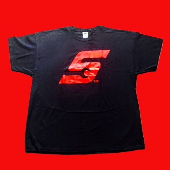 Snap-On Tools Black SS Tee ~ Red "S" Logo ~ 3XL ~ Heavy Wt. Cotton ~ NEW w/Tags! - Picture 1 of 12